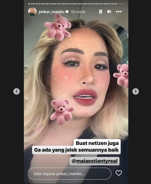 Unggahan Pinkan Mambo (Instagram)