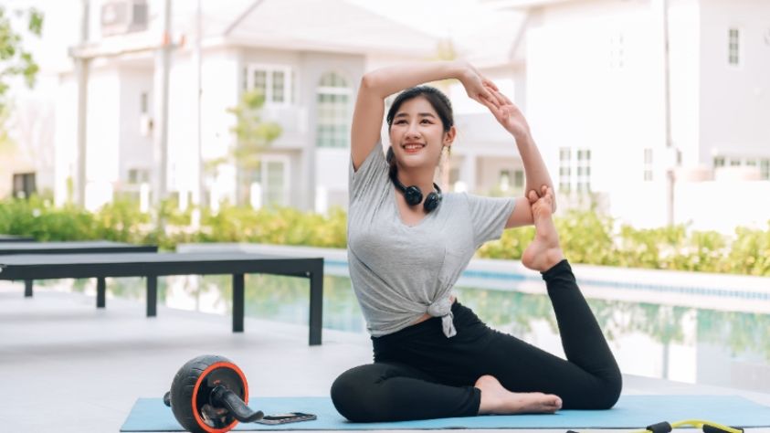 Ilustrasi Yoga. (Freepik.com)