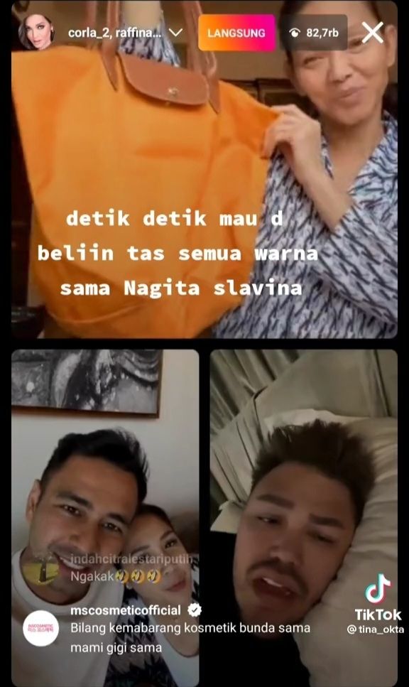 Nagita Slavina Belikan Bunda Corla Tas (Instagram)