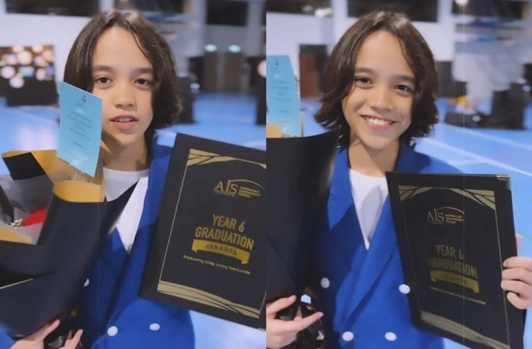 Momen Noah Sinclair Wisuda SD (Instagram/@bclsinclair)