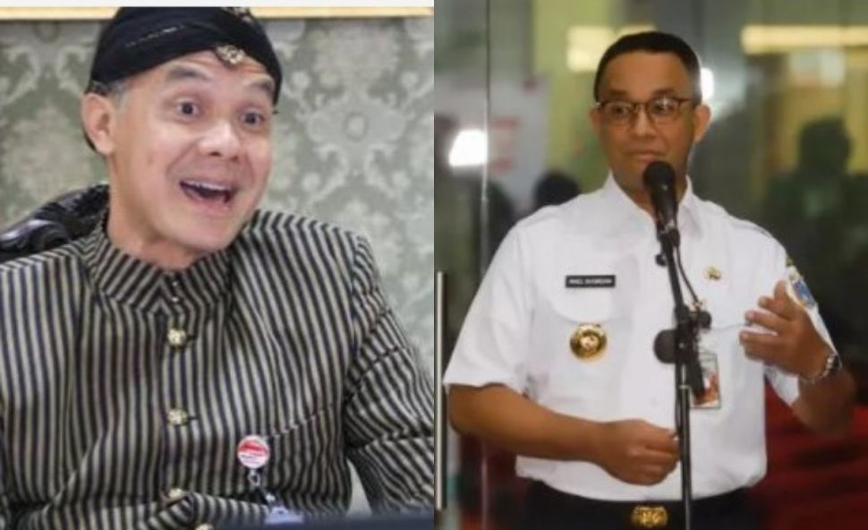Ganjar Pranowo dan Anies Baswedan [Kolase]