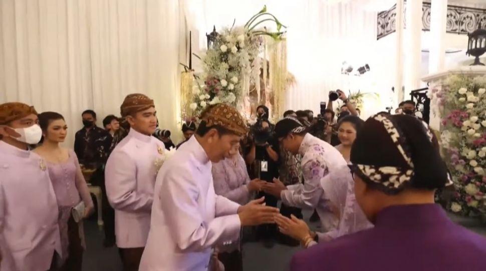 Malam Midodareni Kaesang Pangarep dan Erina Gudono (YouTube Jokowi)