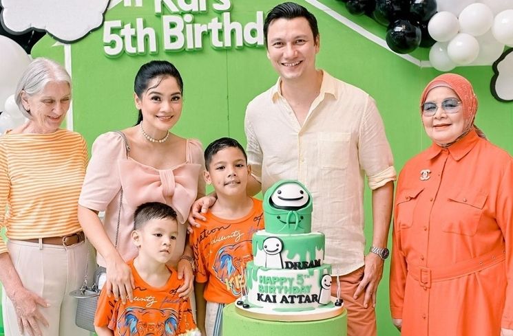 Potret Ulang Tahun Kai Anak Titi Kamal (Instagram/@titi_kamall)