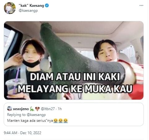 Tweet kocak Kaesang Pangarep  [Twitter/@kaesangp]