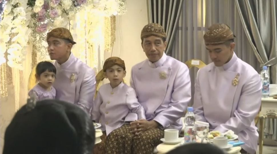 Malam Midodareni Kaesang Pangarep dan Erina Gudono (YouTube Jokowi)