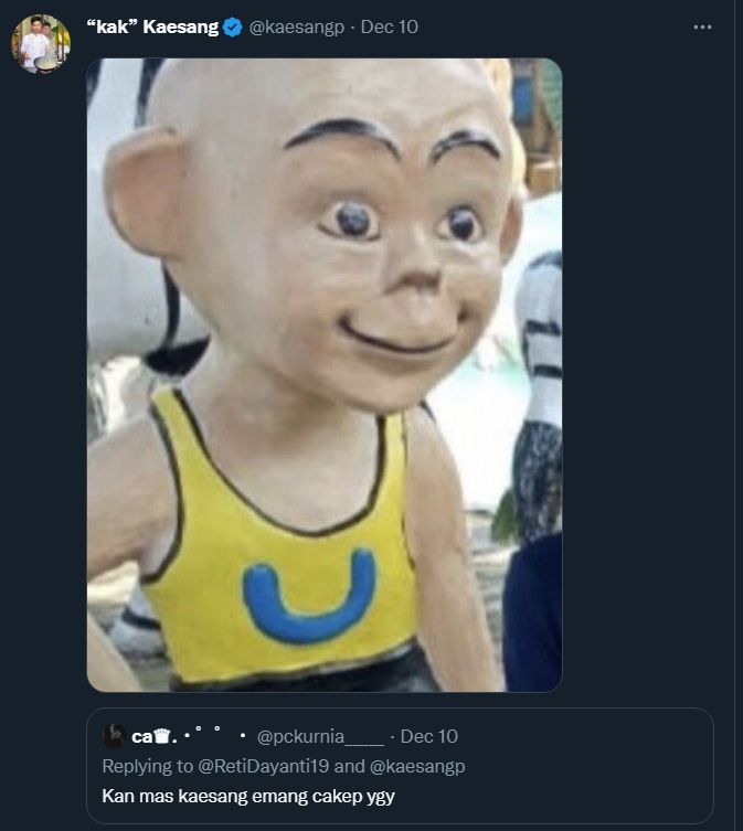 Meme pernikahan Kaesang Pangarep. (Dok. Twitter)