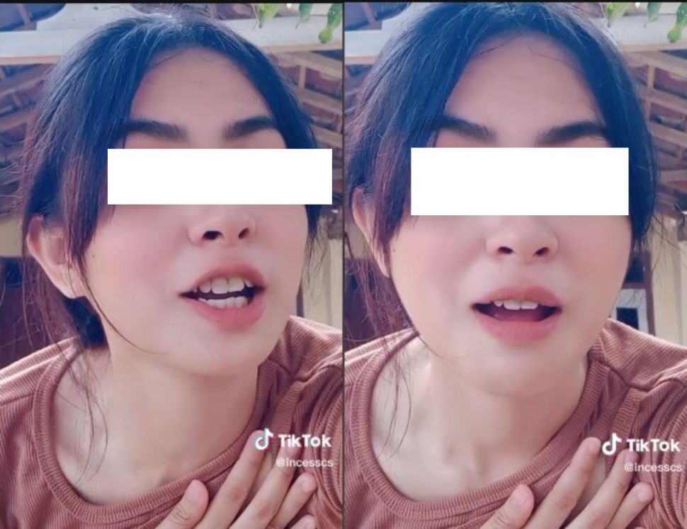 Perempuan kirim surat terbuka buat Jokowi (tiktok.com/@incesscs)