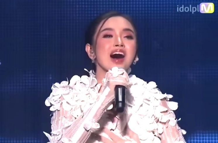 Potret Lyodra di Asia Artist Awards (YouTube idolplM)