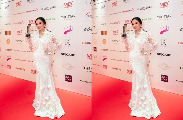 Potret Lyodra di Asia Artist Awards (Instagram/@lyodraofficial)