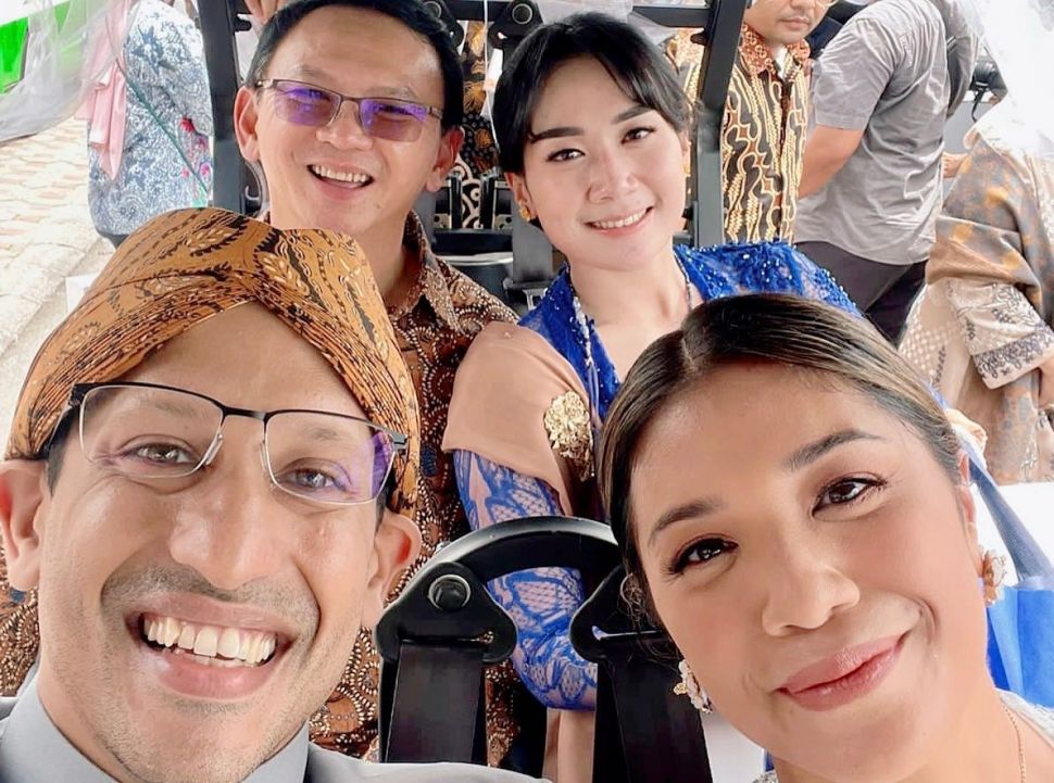 Potret anggun Puput istri Ahok saat kondangan. (Instagram/@btpnd)