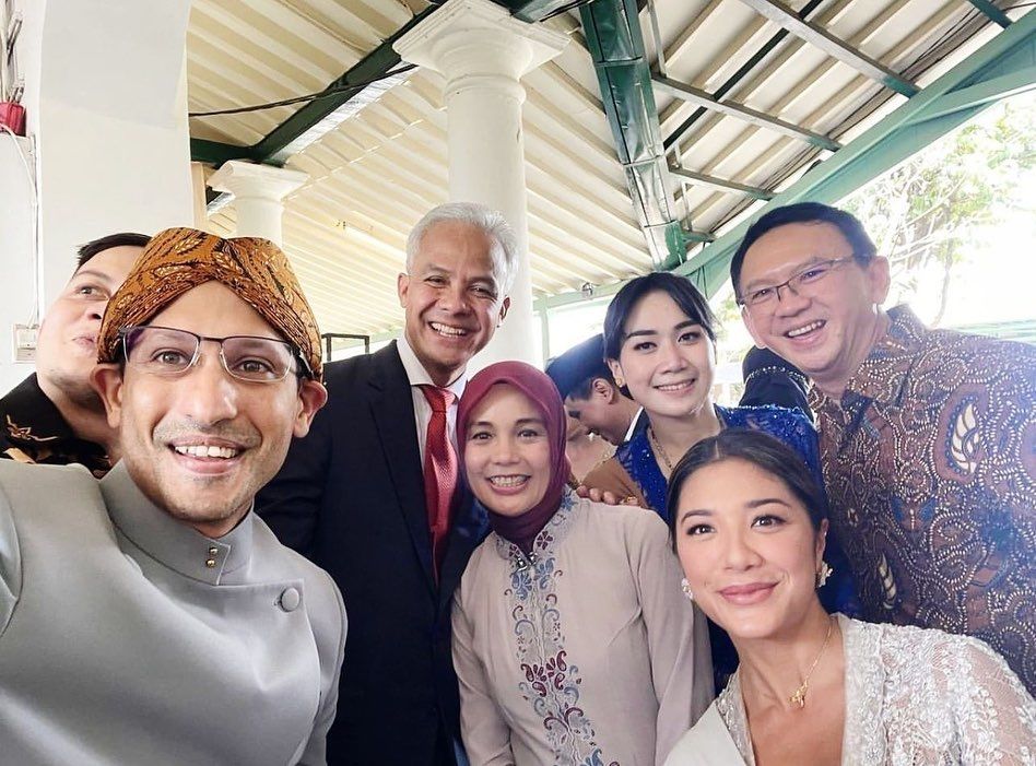 Potret anggun Puput istri Ahok saat kondangan. (Instagram/@btpnd)