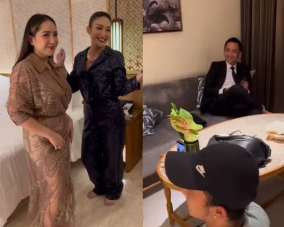 Video Nagita Slavina dan Ayu Dewi TikTokan bareng (Instagram)