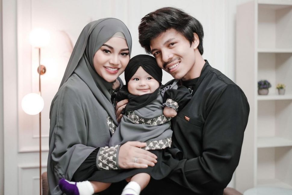 Atta Halilintar, Aurel Hermasyah dan Baby Ameena. [Instagram]