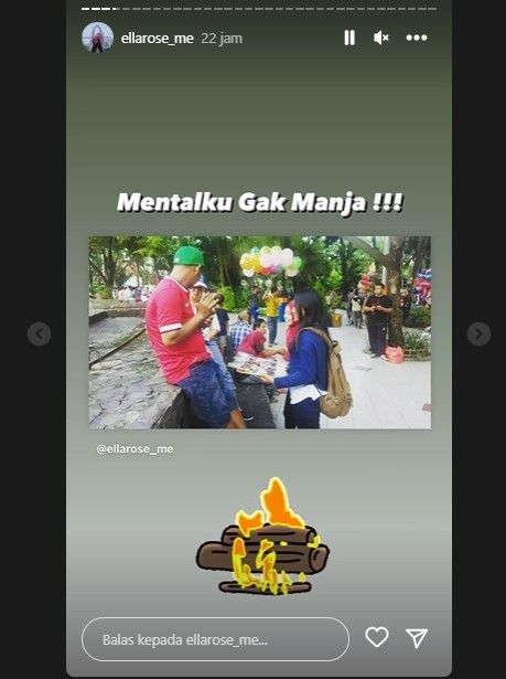 Mella Rossa klarifikasi bahwa dirinya tidak manja (Instagram)