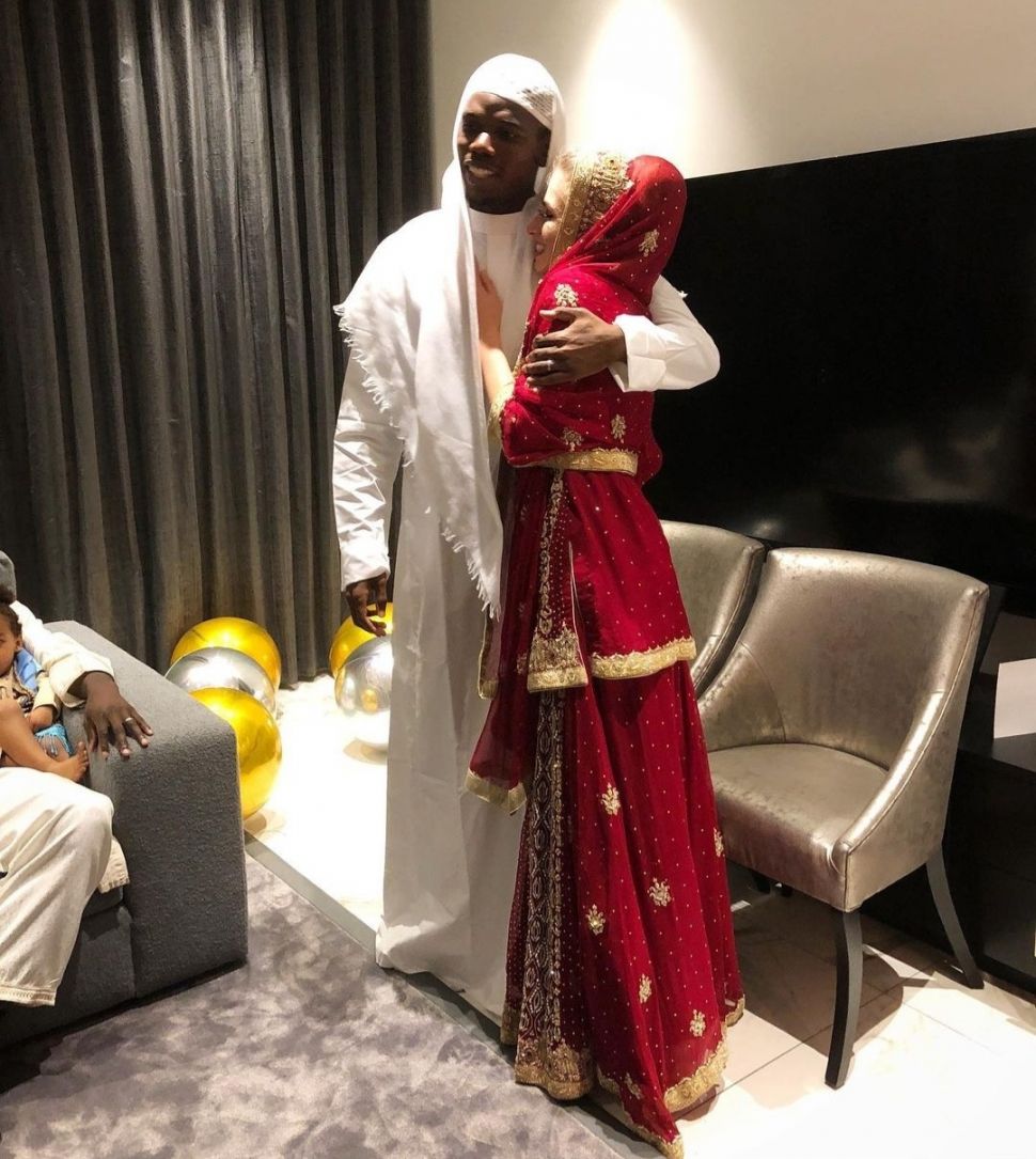 Potret Maria Zulay, Istri Paul Pogba Berhijab (Instagram)