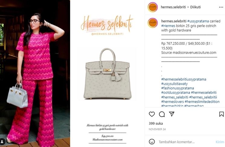 Harga Tas Hermes Mini Syahrini Capai Rp1,2 Miliar - Pos-kupang.com