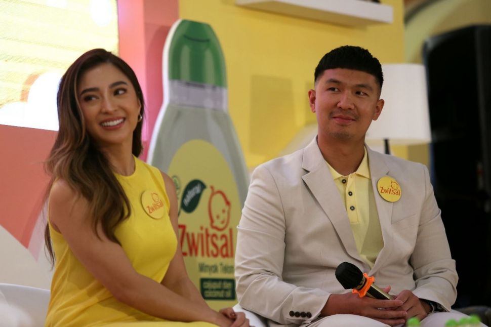 Nikita Willy dan Indra Priawan. (Dini/Suara.com)