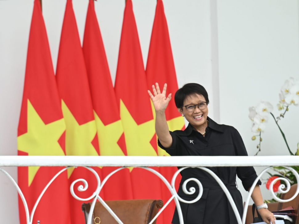 Menteri Luar Negeri Retno Marsudi di Istana Bogor. [Foto: Kris - Biro Pers Sekretariat Presiden]