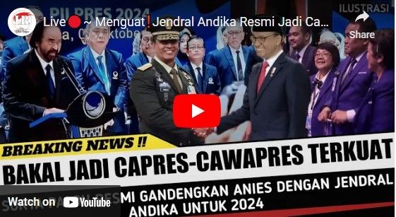 CEK FAKTA: Andika jadi wakil Anies Baswedan, benarkah? 