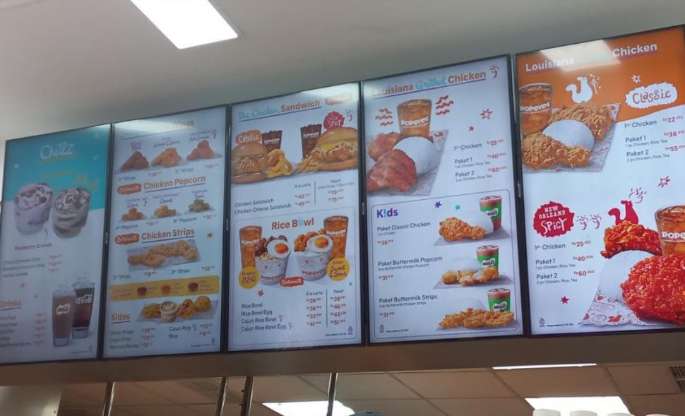 Restoran Popeye's Indonesia padukan bumbu Cajun Lousiana dengan rempah lokal. (Dini/Suara.com)