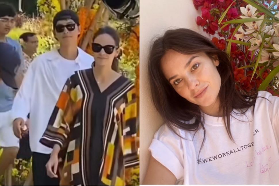 Postingan Katy Louise Saunders yang Diduga Pacar Baru Song Joong Ki  (TikTok/Instagram)