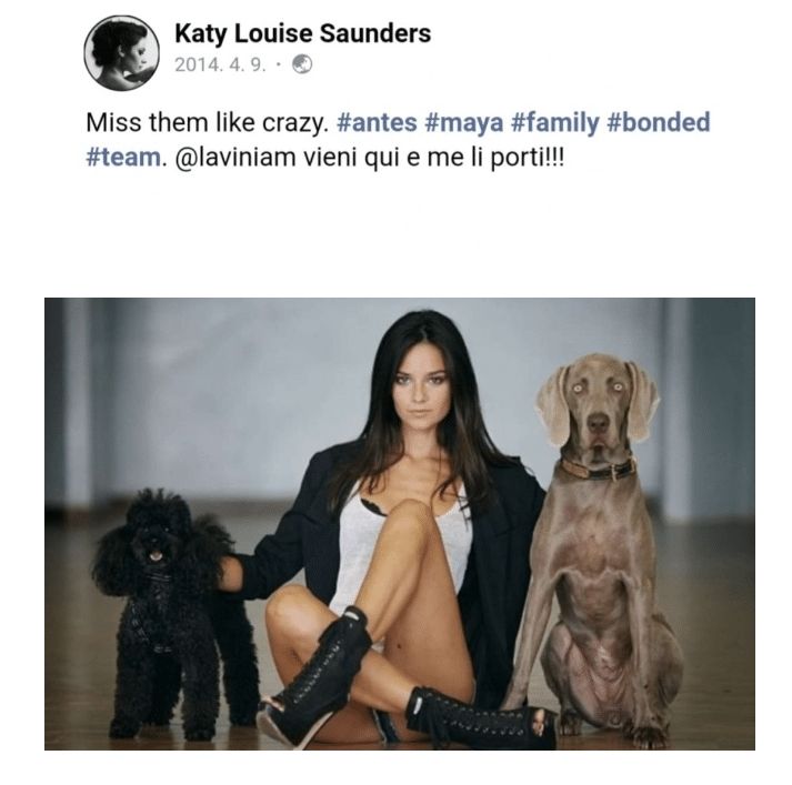 Postingan Katy Louise Saunders yang Diduga Pacar Baru Song Joong Ki  (Facebook)