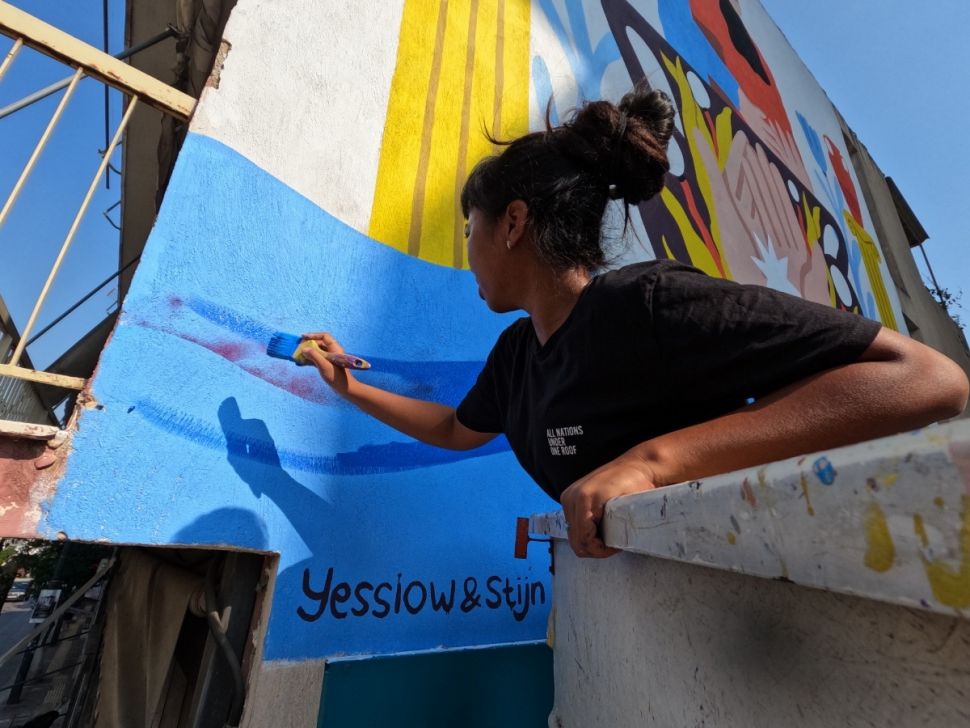 Yessiow Euro Tour 2022, Karya Seni Mural Yessi Nur Mulianawati yang Mendunia (Dok. Yessiow)