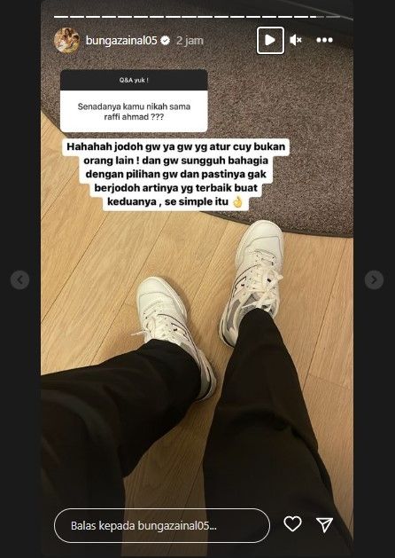 Jika Bunga Zainal menikah dengan Raffi Ahmad (Instagram)