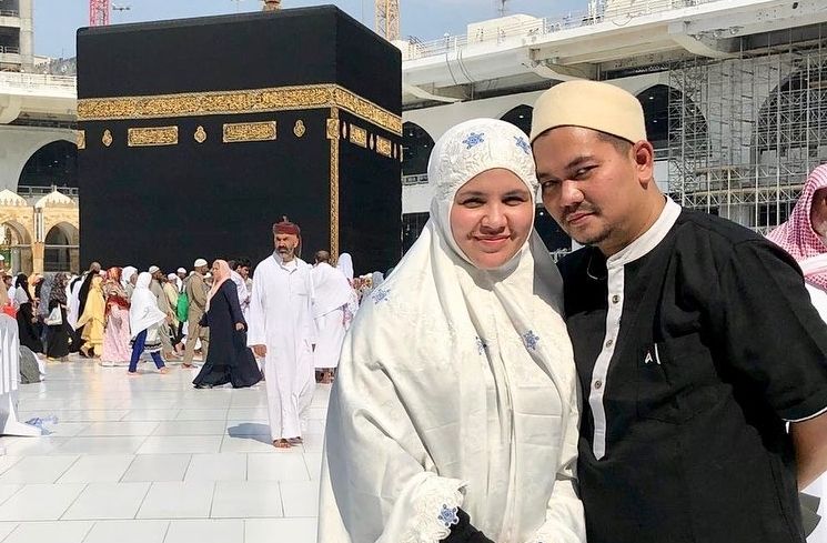 Potret Indra Bekti dan Aldila Jelita (Instagram/@dhila_bekti)