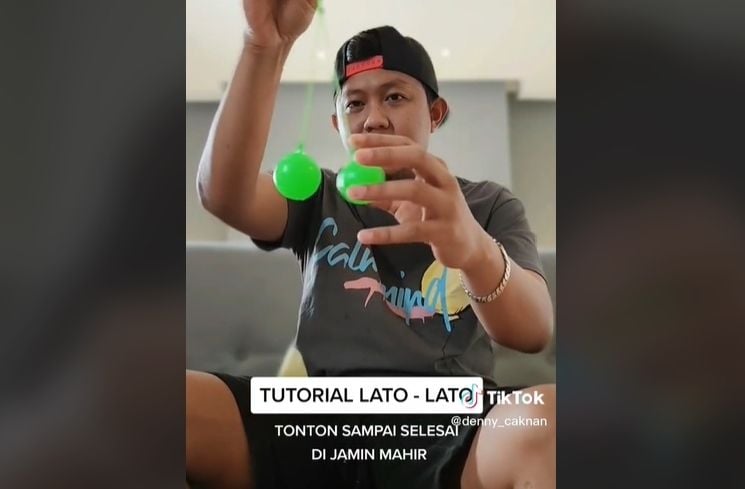 Potret Artis Main Latto-Latto (TikTok/@denny_caknan)