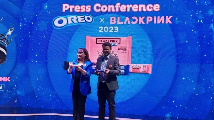 Kolaborasi Oreo x Blackpink. (Dok. Lilis/Suara.com)