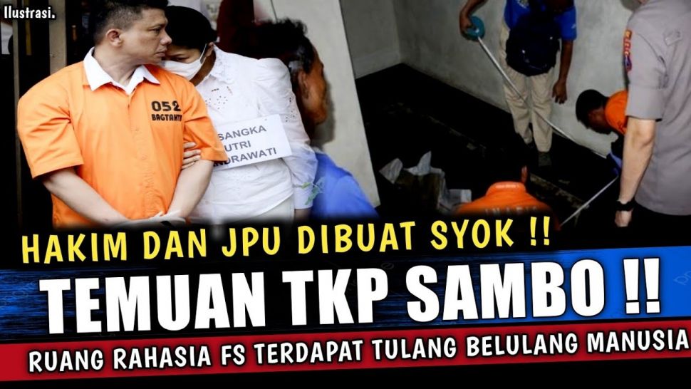 CEK FAKTA: Benarkah Hakim dan Jaksa Syok Berat Temukan Tulang Belulang di Ruang Rahasia Rumah Sambo? (YouTube/Era Baru)