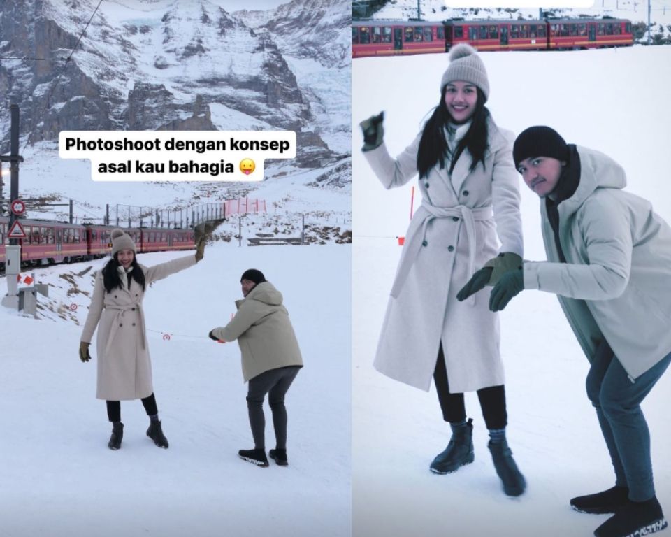 Potret Bulan Madu Kaesang dan Erina Gudono. (Instagram/fraulila)