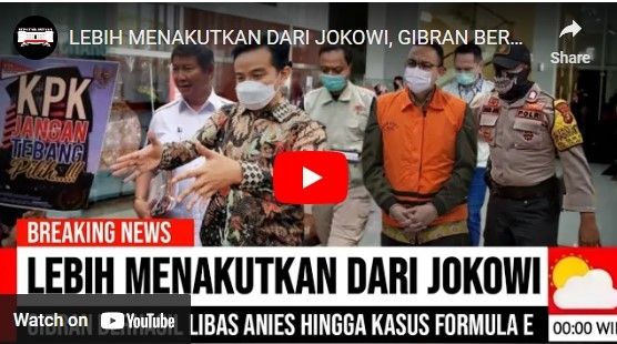 Cek Fakta: Gibran Libas Anies Bongkar Formula E, Benarkah?