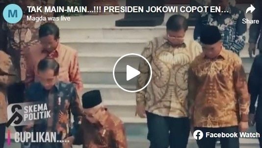 CEK FAKTA: Enam Menteri Dicopot Jokowi Demi Bersihkan Pengkhianat, Benarkah?