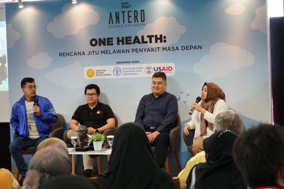 ANTERO Science Discussion bersama pakar dari Kementerian Pertanian, FAO, dan kanal Akar Ilmiah, 7 Januari 2023. (FAO/Eko Prianto)