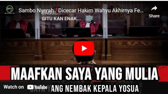 CEK FAKTA: Ferdy Sambo Nyerah Akhirnya Akui Jadi Penembak Kepala Brigadir J, Benarkah?