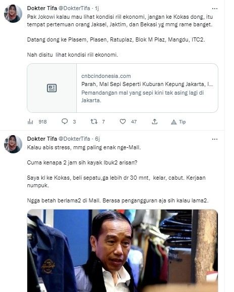 Cuitan Dokter Tifa (twitter.com/DokterTifa/)