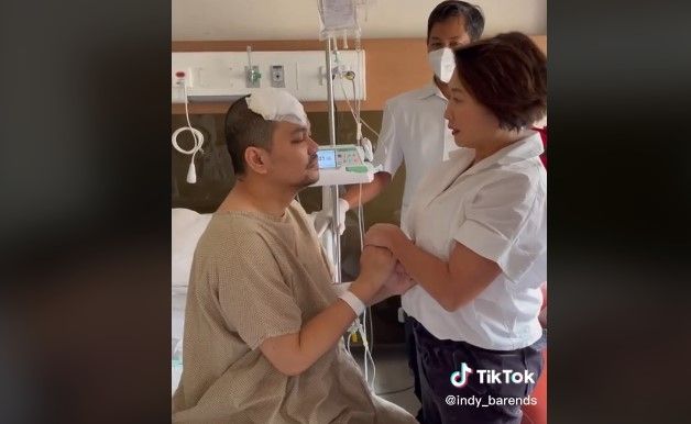 Indra Bekti dan Indy Barends. [TikTok]