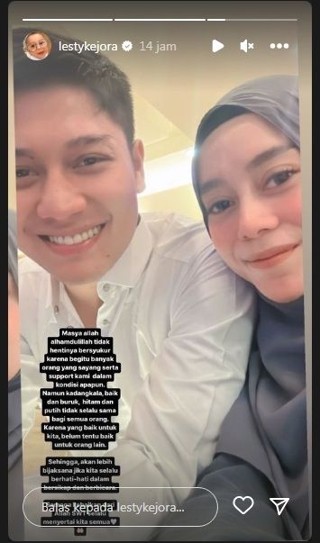 Unggahan Lesti Kejora [Instagram/@lestykejora]