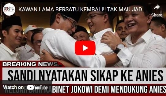 CEK FAKTA: Sandiaga Uno keluar kabinet demi Anies?