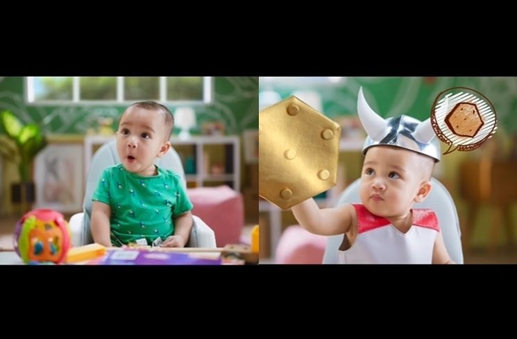 Anak artis jadi bintang iklan (Instagram/@raffinagita1717)