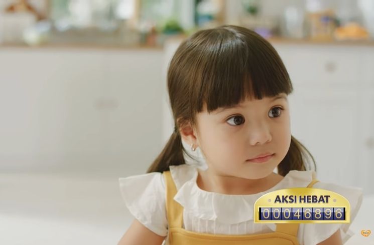 Anak artis jadi bintang iklan (YouTube/Bebeclub Indonesia)