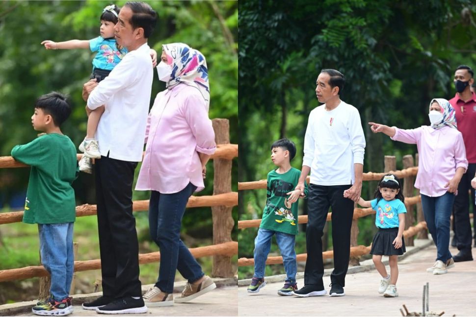 Presiden Joko Widodo (Jokowi) dan Keluarga (Dok. Setkab)