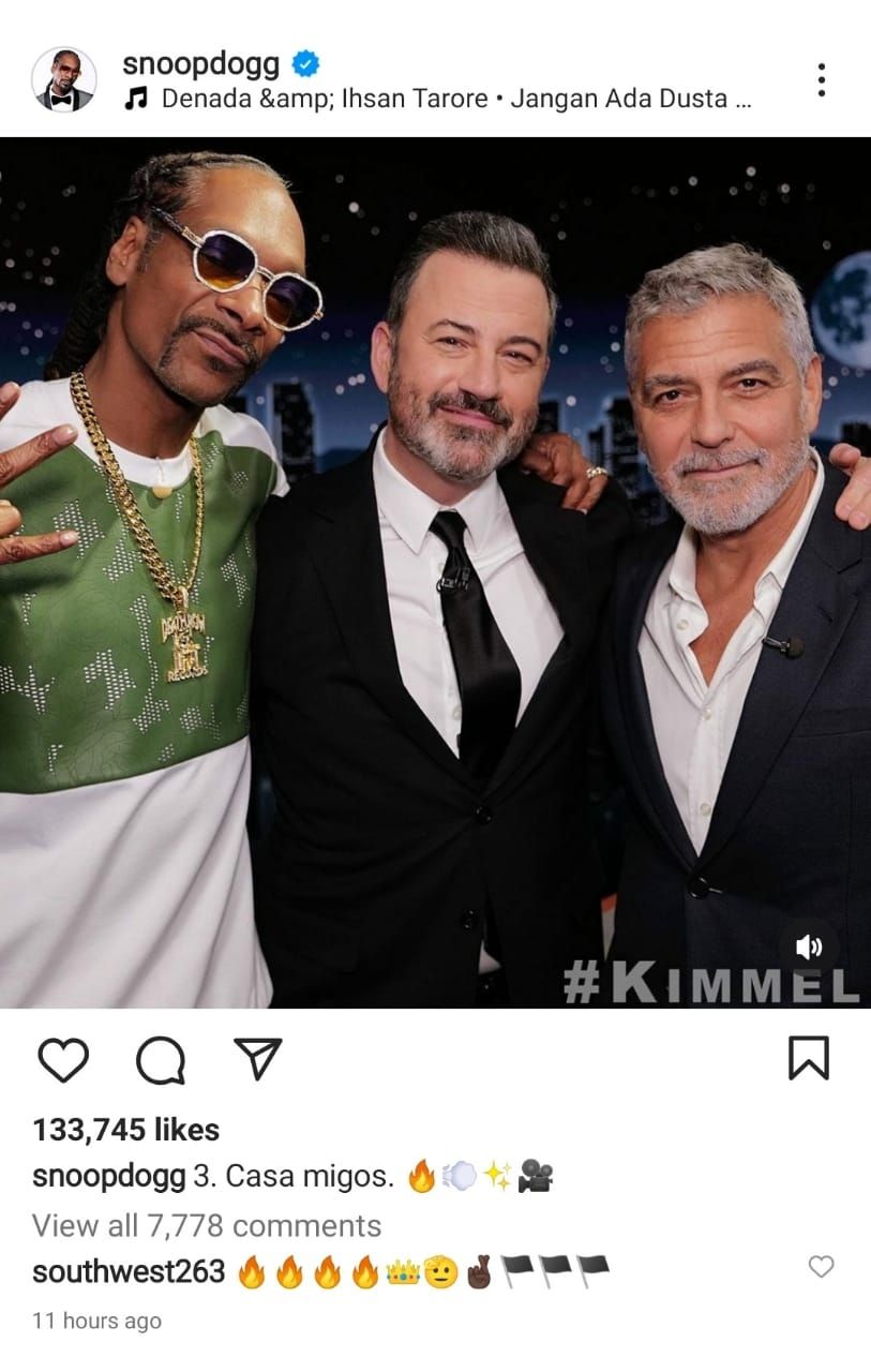 Unggahan Snoop Dogg [Instagram]