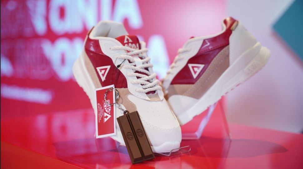 Kolaborasi Kitkat dengan brand sepatu lokal Aerostreet (Dok. Kitkat X Aerostreet)