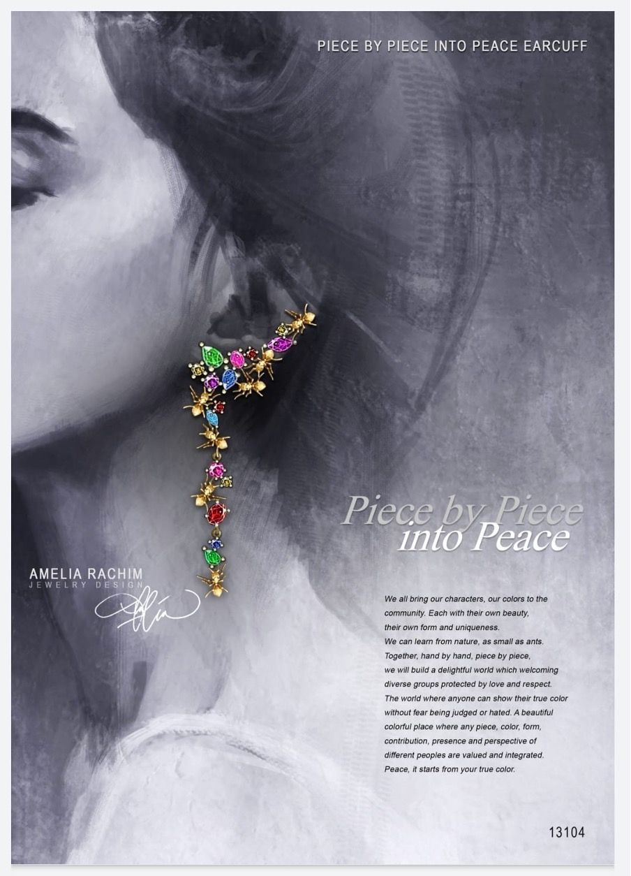 Desainer Perhiasan Indonesia, Amelia Rachim menang penghargaan di Italia. (dok. Pribadi/Amelia)