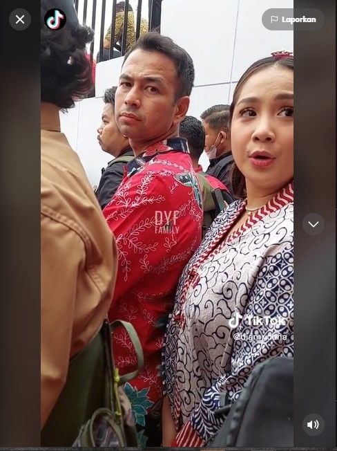 Raffi Ahmad dan Negita Slavina (TikTok)