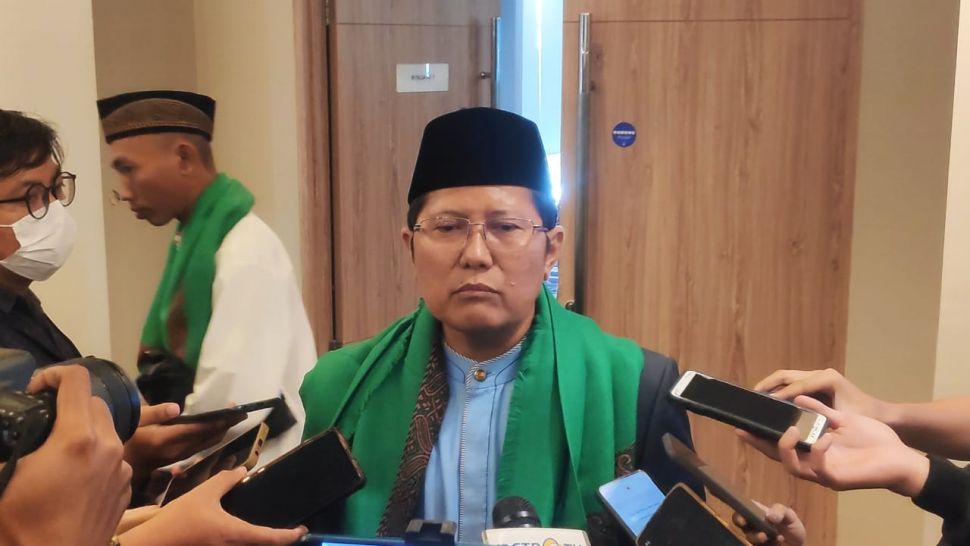Ketua Majelis Ulama Indonesia (MUI) Pusat bidang Dakwah dan Ukhuwah, KH Cholil Nafis. (Suara.com/Bagaskara)