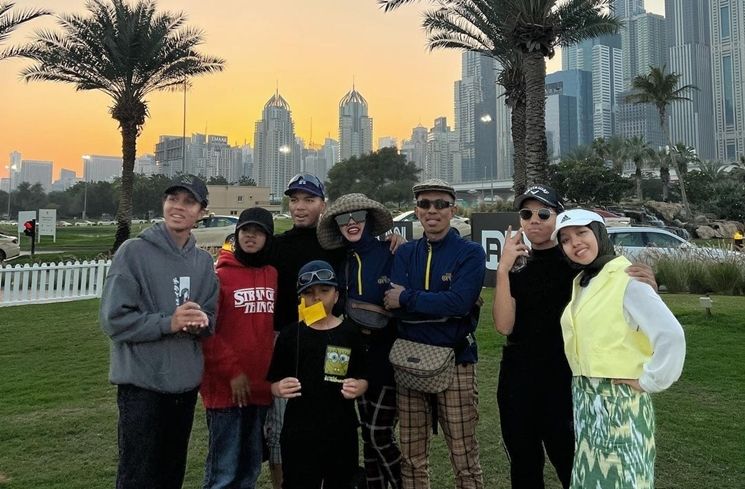 Potret Gen Halilintar Liburan di Dubai (Instagram/@genhalilintar)